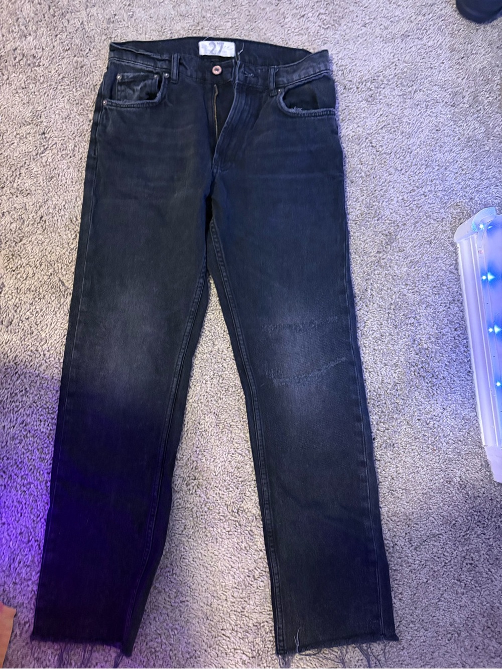 Free People Women's Black Skinny Jeans